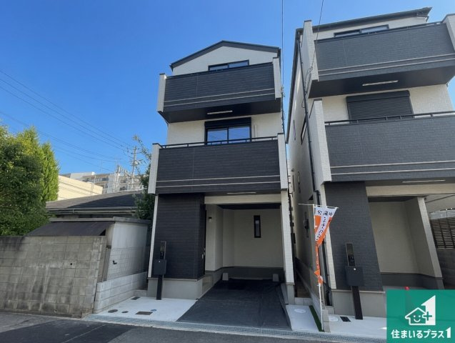 神戸市東灘区魚崎南町　新築一戸建ての外観|お客様に長く安心して住んでいだだける事にこだわった家づくり！住んでからのアフターサービスにもしっかりと取り組んでいます！