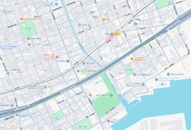 神戸市東灘区魚崎南町　新築一戸建ての地図