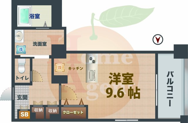 【間取り】 | T’ｓ garden高円寺 | 1Rのお部屋です。