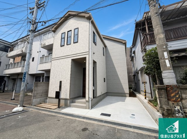 ◆松原市小川　新築一戸建ての外観|お客様に長く安心して住んでいだだける事にこだわった家づくり！住んでからのアフターサービスにもしっかりと取り組んでいます！
