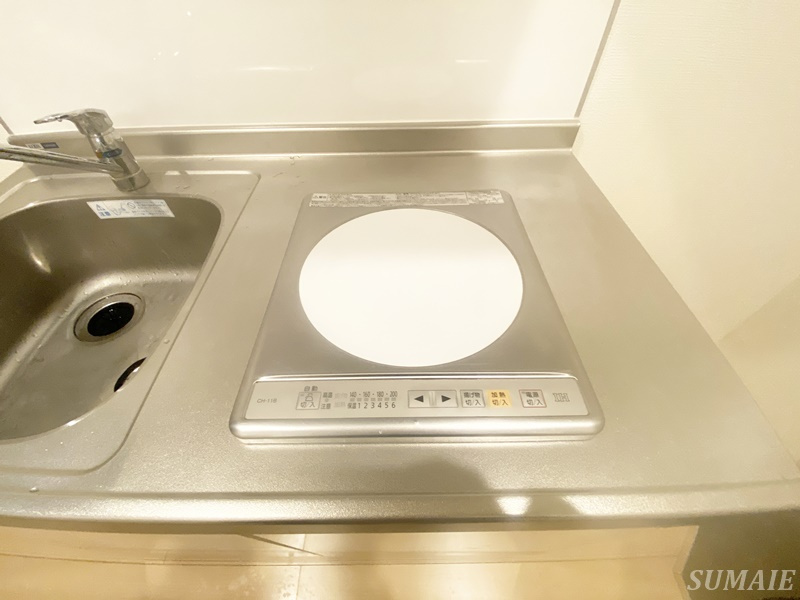 アペックス田端のキッチン|IH1口コンロです☆