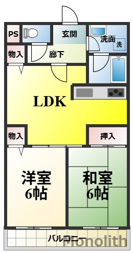 トークストリートアソガワの間取り