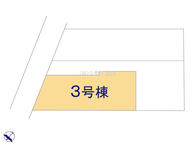 《仲介手数料無料》西区大字佐知川326-3新築一戸建てリナージュの区画図