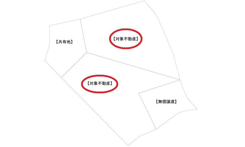 安芸区矢野東４丁目の土地図