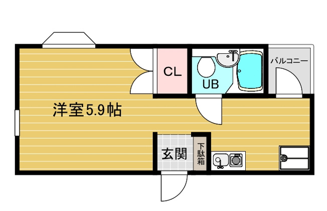 【間取り】 | アメニティハイツ上ヶ原壱番館