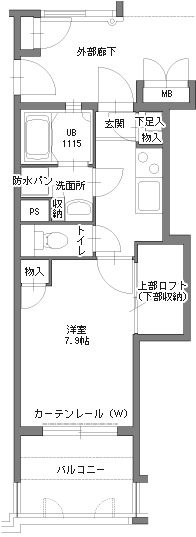 アクタス博多Vタワーの間取り