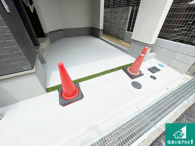 神戸市東灘区魚崎南町　新築一戸建ての駐車場|駐車スペース！散水栓があるので、こまめに愛車を洗えます！