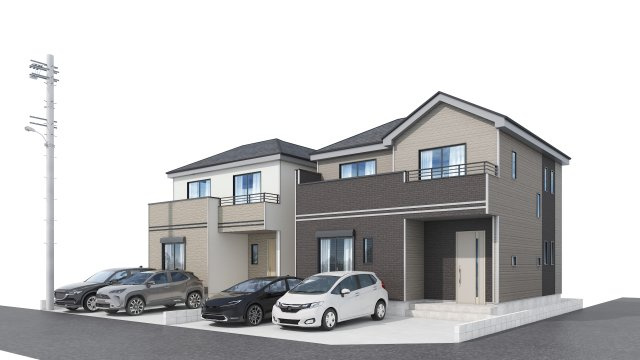 【完成予想図】 | 焼津市東小川8丁目　新築戸建　B号棟
