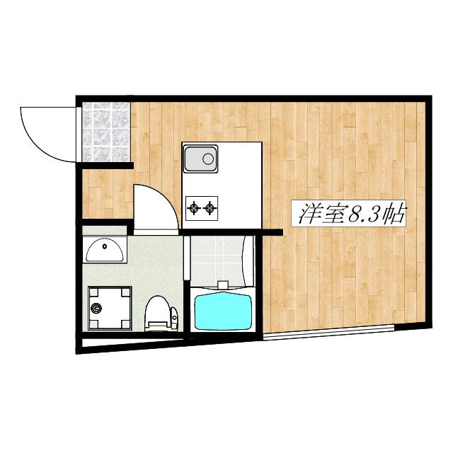 trias111の間取り|東向きです。
