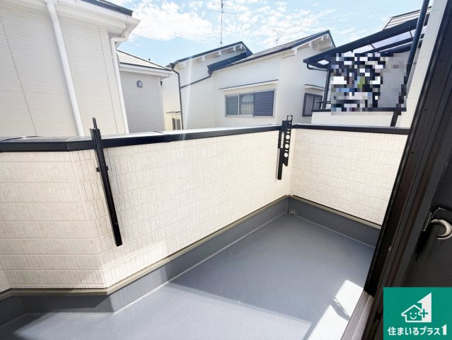 ◆松原市小川　新築一戸建てのバルコニー|日当たりのよいバルコニー！お部屋が開放的に！