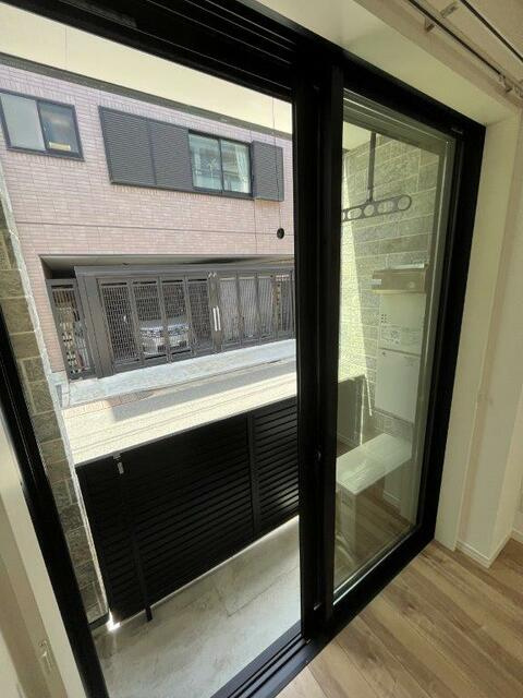 Glanz東瑞江のバルコニー