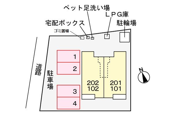 クォーレ悠　　刈谷市近郊の賃貸ならクラスホーム刈谷店の駐車場