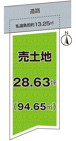 ■枚方市宮之下町　第1期　売土地の土地図