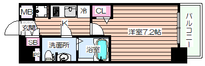 【間取り】 | アクアプレイスOsakaT2