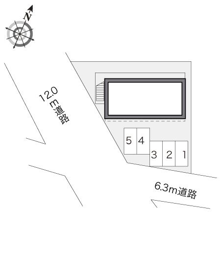 レオパレスＴＥＮＪＩＮの区画図|静岡　島田　横井　向島町　家具　家電　社宅　マンスリー