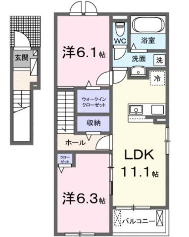 【間取り】 | Ｒ．Ｎ．Ｐ　レジデンスＷ　Ⅱ