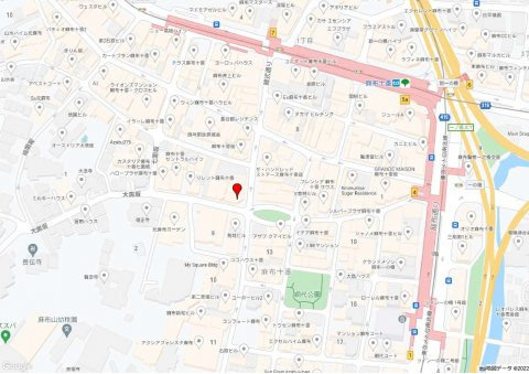 麻布十番ミレニアムタワーの地図