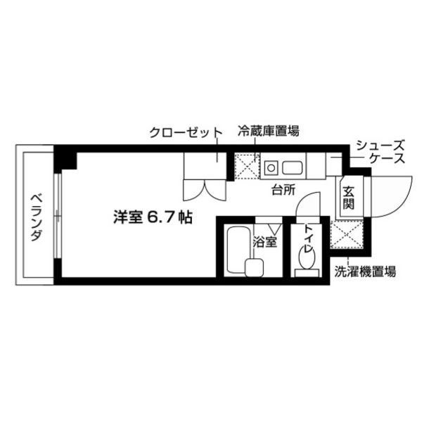 M`s cubeの間取り
