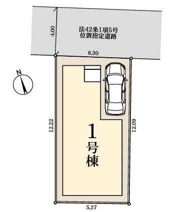 佐倉市西志津２丁目の区画図