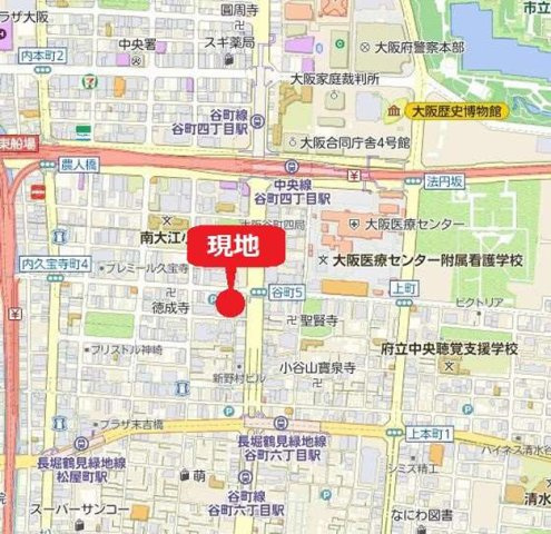 セレニテ谷町四丁目アリエの地図