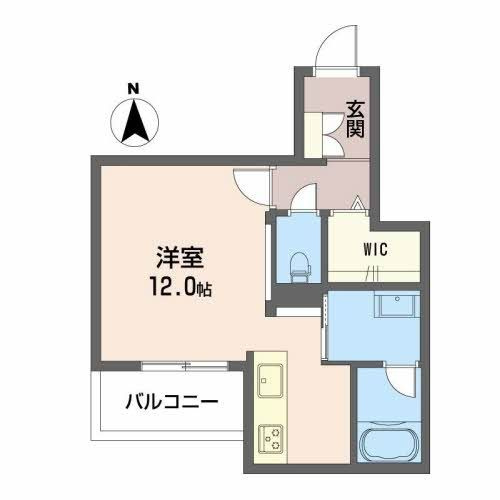 【間取り】 | Ｓｈａｍａｉｓｏｎ新町Ｔ．Ｈ ＊＊