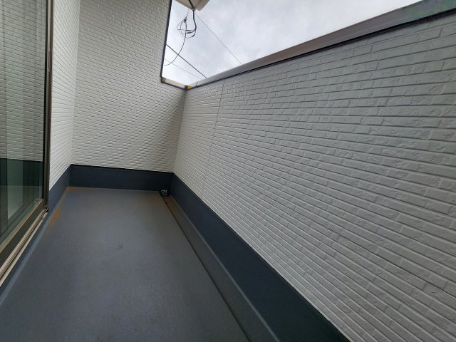 アーバンスタイルKIP高崎市島野町1期のバルコニー|現地撮影