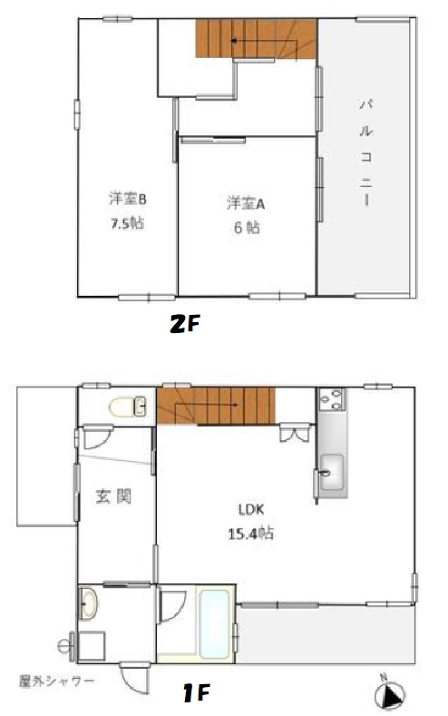 長生郡一宮町東浪見　中古戸建の間取り|図面と現況に相違がある場合、現況を優先致します。