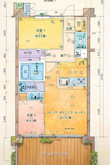 【間取り】 | ウィザースレジデンス蘇我