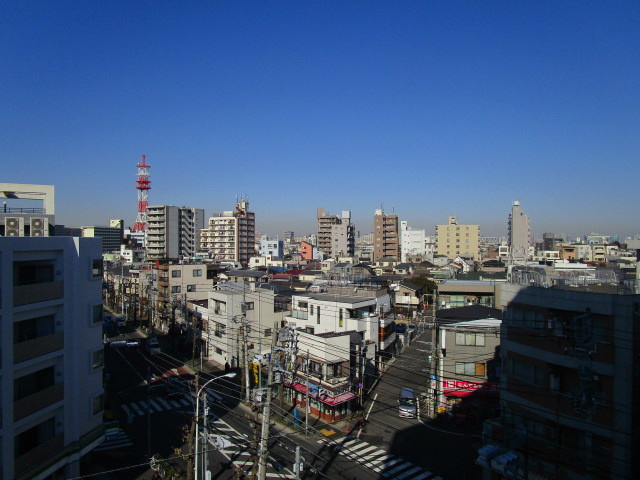 パティーナ十条DUOの展望|バルコニーからの景色です。