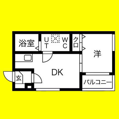 ハーモニーテラス高道町Ⅲ　名古屋市賃貸　仲介手数料無料の間取り