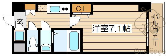 レジュールアッシュ梅田レジデンスの間取り
