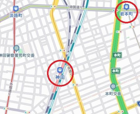 翔和神田ビルの地図