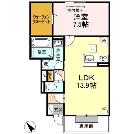 ソレイユ　弐番館の間取り