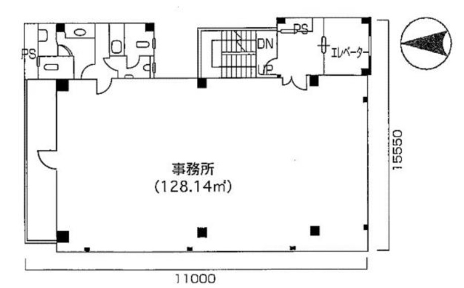 トミタビルの間取り