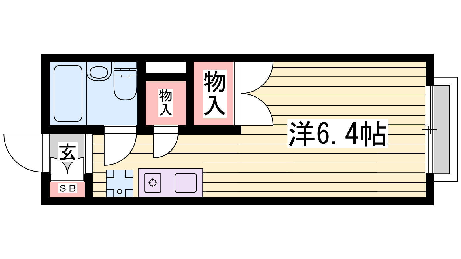 メゾンロークの間取り