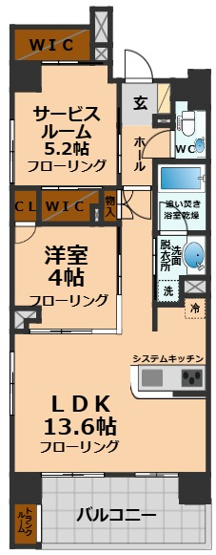 【間取り】 | エクセレントシティ永福町駅前