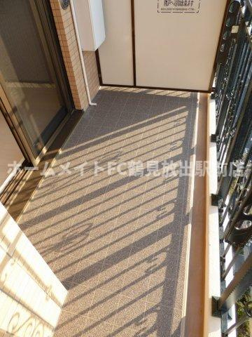 大阪市城東区東中浜２丁目の賃貸マンションのバルコニー