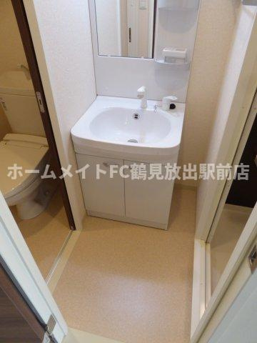 大阪市城東区東中浜２丁目の賃貸マンションの洗面所