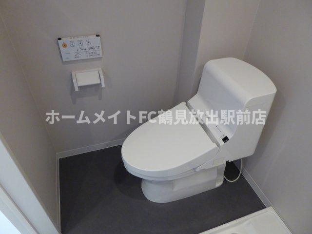 東大阪市森河内西２丁目のアパートのトイレ
