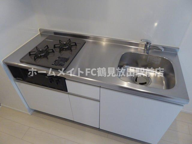 東大阪市森河内西２丁目のアパートのキッチン