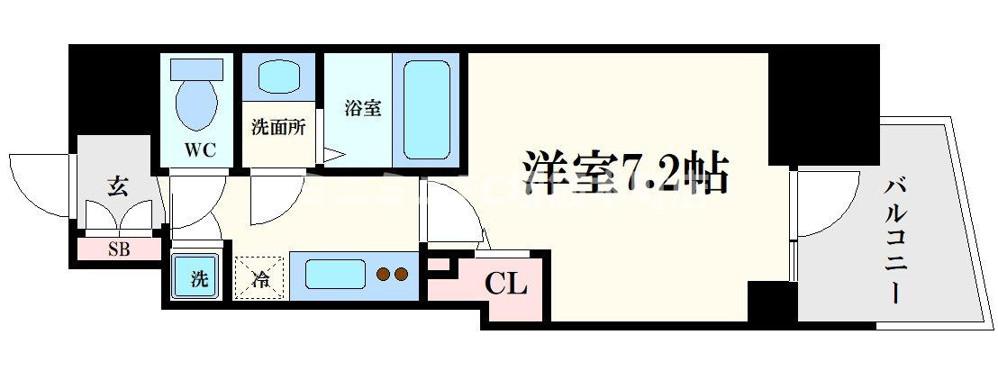 セレニテ本町東リアンの間取り