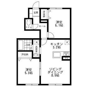 【間取り】 | 西鶴間KIガーデンズ壱番館