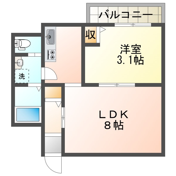 アジールシエルの間取り