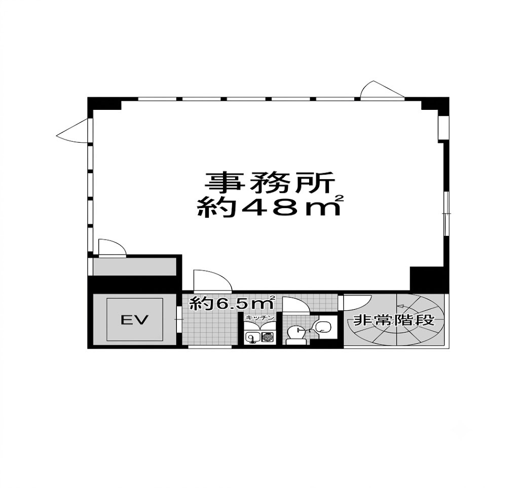 クリエイト上町ビルの間取り