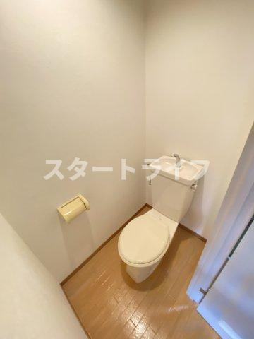 大阪市東淀川区下新庄４丁目の賃貸マンションのトイレ