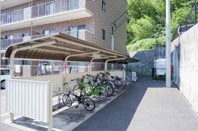 【設備】 | ベルエールA棟 | 駐輪場です