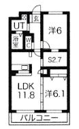 【間取り】 | ベルエールA棟 | ベルエールA棟の間取り