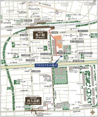 【地図】 | プラウドフラット亀戸