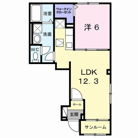 ラ・ポーズ葛原の間取り