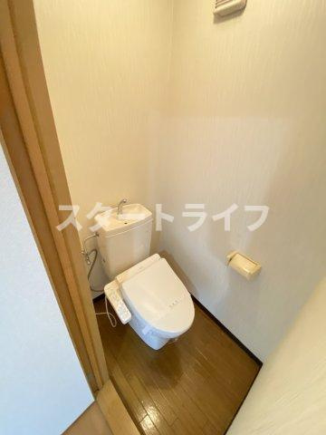 大阪市東淀川区下新庄４丁目の賃貸マンションのトイレ